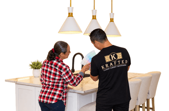 Krafted Luxury Cabinet Refinishing team ready for your project