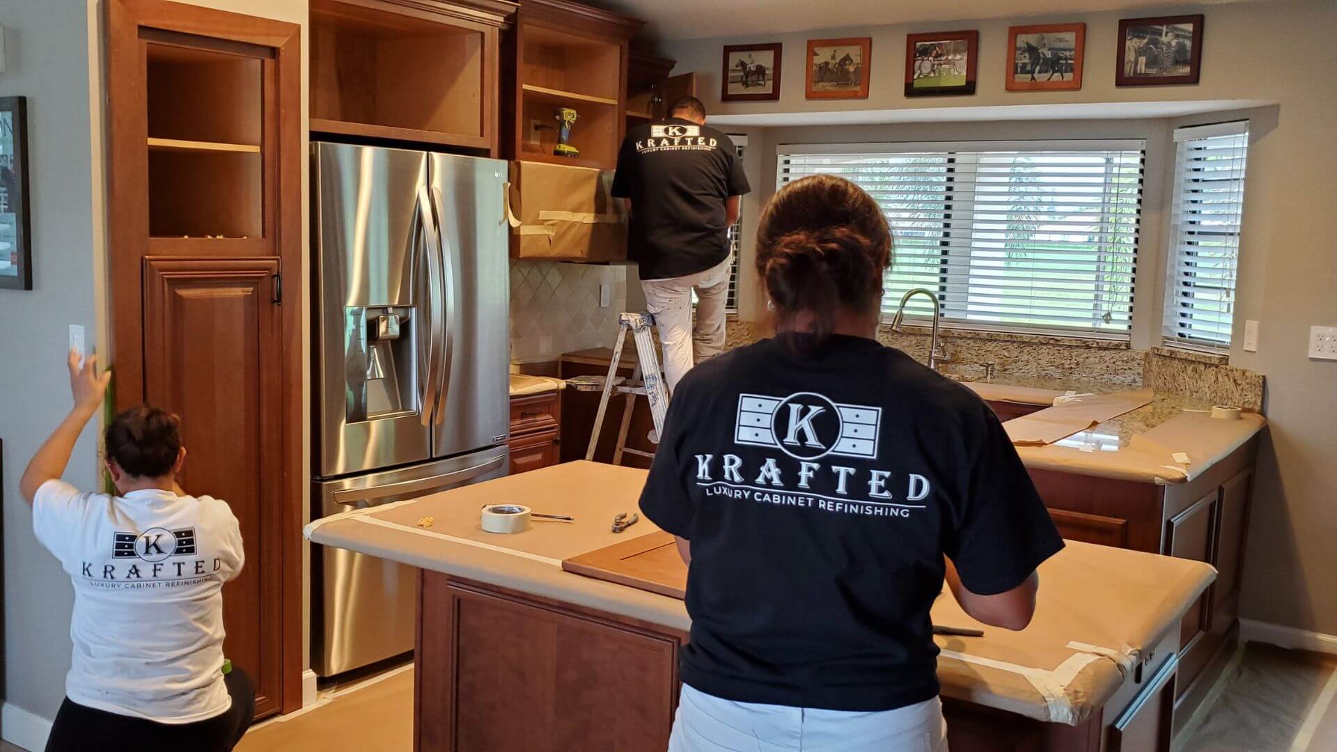 Krafted Luxury Cabinet Refinishing project photo 6