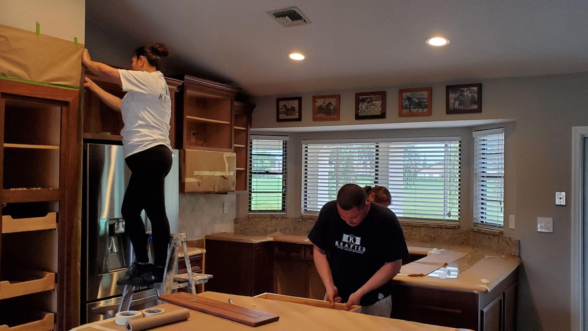 Krafted Luxury Cabinet Refinishing project photo 7